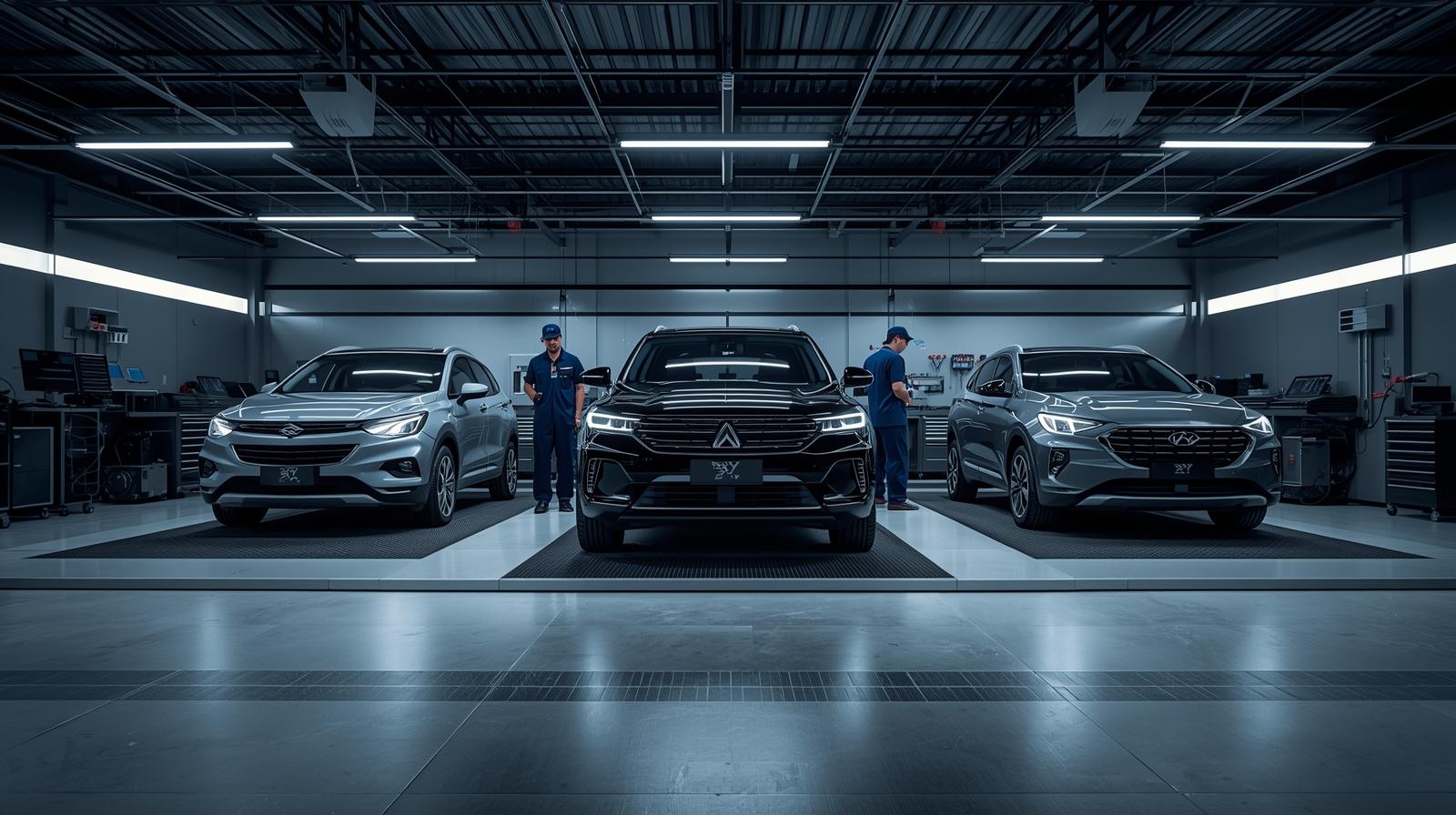 ورشة سيارات صينية في الرياض